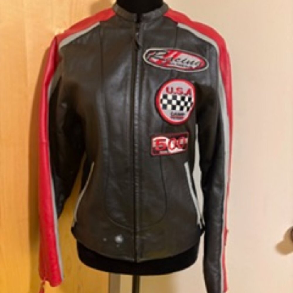Vintage 90’S Women's LEATHER RACER JACKET